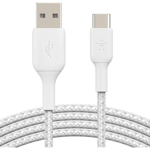 image:imageBelkin BoostCharge Braided USBC to USBA Charging Cable 33ft1M for iPhone 17 amp 16 Series Samsung Galaxy S25 Series Google Pixel 10 iPad Pro Nintendo Switch 2 Carplay amp More  White 2PackWhite