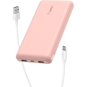 image:imageBelkin Portable Charger USBC Power Bank 20000 mAh w 2 USBA Ports 15W w TypeA to TypeC Cable  iPhone 17 Air Pro Pro Max AirPods Apple Watch Samsung Galaxy S25 Google Pixel 10  BlackRose Gold