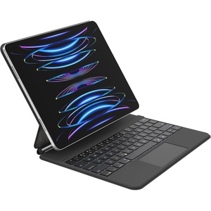 image:imageBelkin Pro Keyboard Case wMagnetic Stand Backlit Bluetooth Keyboard MultiGesture Controls Magnetic Apple Pencil Storage Compatibility amp Multimedia Keys for iPad Pro 11 M4M5  BlackiPad Air 13  iPad Pro 129