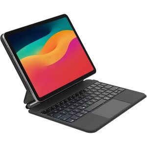 image:imageBelkin Pro Keyboard Case wMagnetic Stand Backlit Bluetooth Keyboard MultiGesture Controls Magnetic Apple Pencil Storage Compatibility amp Multimedia Keys for iPad Pro 11 M4M5  BlackiPad Pro 11 M4M5