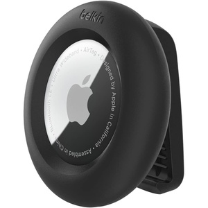image:imageBelkin Apple AirTag Secure Holder with Clip  AirTag Holder  Durable Scratch Resistant AirTag Case  Apple Air Tag Case with Spring Loaded Clip  Attach to Backpack Clothing amp Luggage  Light GrayBlack