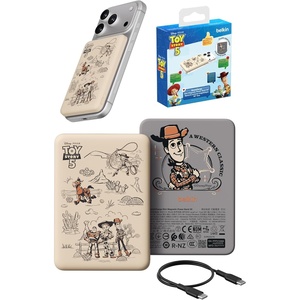 image:imageBelkin Disney Mando amp Grogu Magnetic Power Bank 5000mAh Slim Portable Charger wMagnetic Ring and USB C Port Wireless Battery Pack USB C Charger for iPhone 17 iPad Galaxy Pixel Tablet TravelToy Story