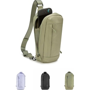 image:imageBelkin Nintendo Switch 2 Carrying Case Sling Crossbody Travel Bag Fits Up to 2 Pro Controllers with 10 Game Cartridge Slots Soft Interior amp Lightweight Protective Gaming Pouch Switch 2 AccessoriesOlive
