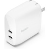 image:imageBelkin 2Port USB C Charger Block 67W DualPort GaN Charger w 2X USB C Ports Fast Charging for MacBook iPhone 17 iPad Pro Chromebook Galaxy S25 Ultra Pixel 10 amp More  Travel Essentials60W White