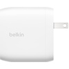 image:imageBelkin 2Port USB C Charger Block 67W DualPort GaN Charger w 2X USB C Ports Fast Charging for MacBook iPhone 17 iPad Pro Chromebook Galaxy S25 Ultra Pixel 10 amp More  Travel Essentials60W White