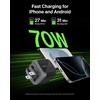 image:imageBelkin 3Port USB C Charger Block 70W MultiPort GaN Wall Charger w 2X USB C Ports amp 1x USB A Port Fast Charging for MacBook iPhone 17 iPad Pro Samsung Galaxy S26 Google Pixel 10 amp More