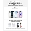 image:imageBelkin MagSafe Charger Compatible 2in1 Charging Station Qi22 25W Magnetic Wireless Charger iPhone Foldable Stand with 5W USBC Port for iPhone 171615 Pixel 10 AirPods 45W Adapter IncludedBlue