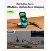 image:imageBelkin MagSafe Charger Compatible 2in1 Charging Station Qi22 25W Magnetic Wireless Charger iPhone Foldable Stand with 5W USBC Port for iPhone 171615 Pixel 10 AirPods 45W Adapter IncludedBlue