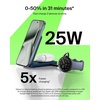 image:imageBelkin MagSafe Charger Compatible 2in1 Charging Station Qi22 25W Magnetic Wireless Charger iPhone Foldable Stand with 5W USBC Port for iPhone 171615 Pixel 10 AirPods 45W Adapter IncludedBlue