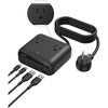image:imageBelkin 2Outlet GaN Charging Station 140W USBC Charger 2 AC Outlet 3 USBC Ports 1 USBA Port Power Strip amp Plug Extension Outlet for iPhone Apple Watch iPad MacBook Chromebook Galaxy Pixel70W  3 AC Outlet