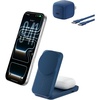 image:imageBelkin MagSafe Charger Compatible 2in1 Charging Station Qi22 25W Magnetic Wireless Charger iPhone Foldable Stand with 5W USBC Port for iPhone 171615 Pixel 10 AirPods 45W Adapter IncludedBlue