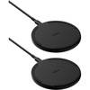 image:imageBelkin Wireless Charging Pad 15W  Qi Charger  Wireless Charger iPhone 17 Charging Station for Apple iPhone 161514 Series AirPods Samsung Galaxy S25S24 Pixel 5ft Cable Included Black 1Pack15W 2pack NEW Version
