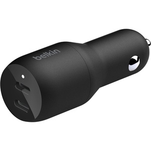 image:imageBelkin 36Watt DualUSB Car Charger  Power Delivery 2 18W USBC Ports with PPS Charging Apple iPhone 14 14 Pro 14 Pro Max iPhone 13 13 Pro 13 Pro Max Samsung Galaxy AirPods  USBC ChargerDual Port 36W