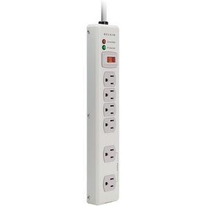 image:imageBelkin 6Outlet Metal Power Strip Surge Protector 6ft Beige6Outlet