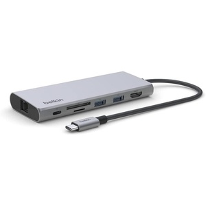 image:imageBelkin 7in1 USBC Hub Multiport Adapter Dongle with 4K 60Hz HDMI 100W Power Delivery 25Gb 2 USB A Ports SD and MicroSD Slot for MacBook Pro 14 and 16 iPad Pro 129 amp 11 XPS Surface and More