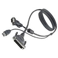 image:image10ft KVM Matrix Cable USB Db25 2din6mm Hddb15f