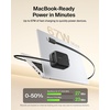 image:imageBelkin Marvel SpiderMan 67W USB C Retractable Charger Block Fast Charging  33ft Retractable Cable USB C Port iPhone 17 Galaxy S26 AirPods iPads MacBook Travel Charger Charge Up to 2 DevicesBlack